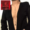 New Arrival : Black Diamond Chain Necklace Belly Body Chain